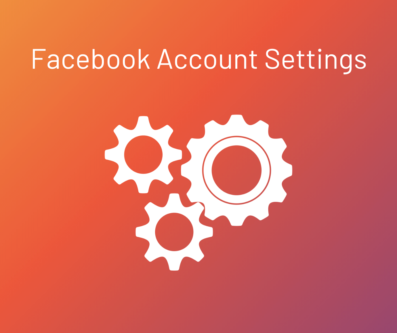 facebook account settings